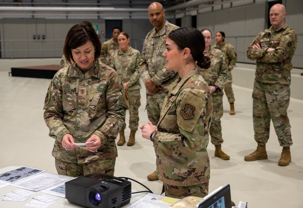 CMSAF Bass visits RAB, holds all-call