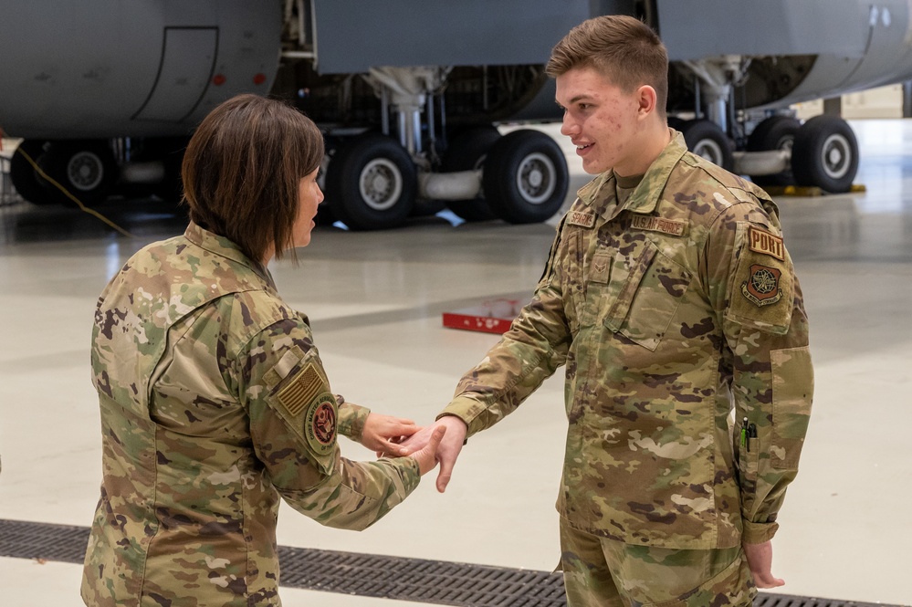 CMSAF Bass visits RAB, holds all-call