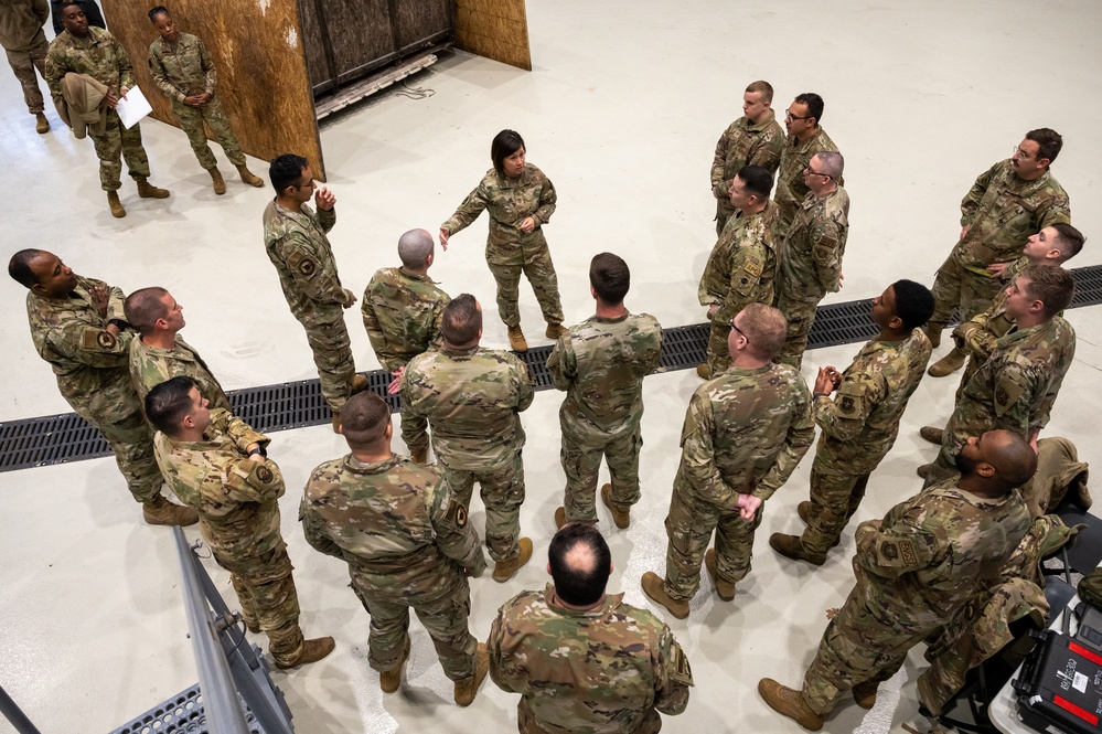 CMSAF Bass visits RAB, holds all-call