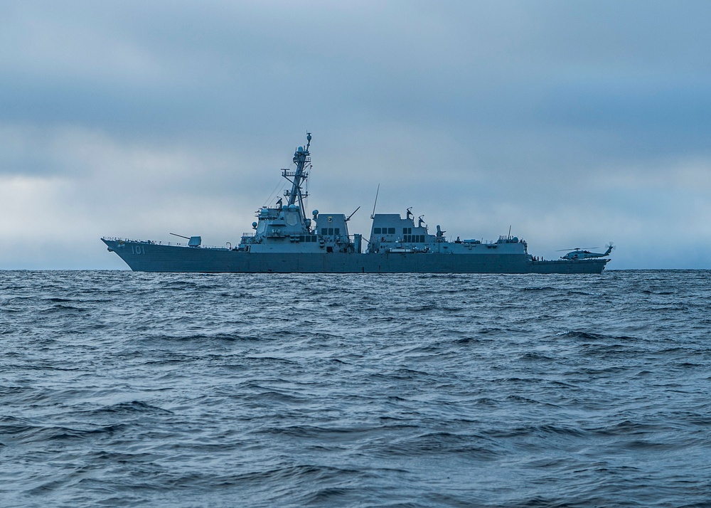 USS Gridley Counter Piracy Exercise