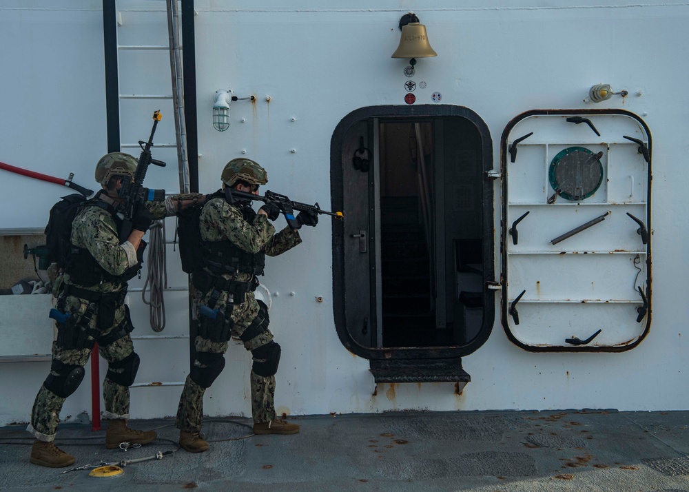 USS Gridley Counter Piracy Exercise