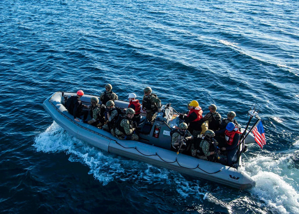 USS Gridley Counter Piracy Exercise