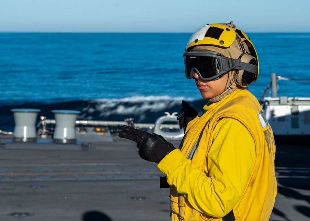 USS Gridley Flight Operations