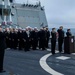 USS Gridley Burial at Sea Ceremony