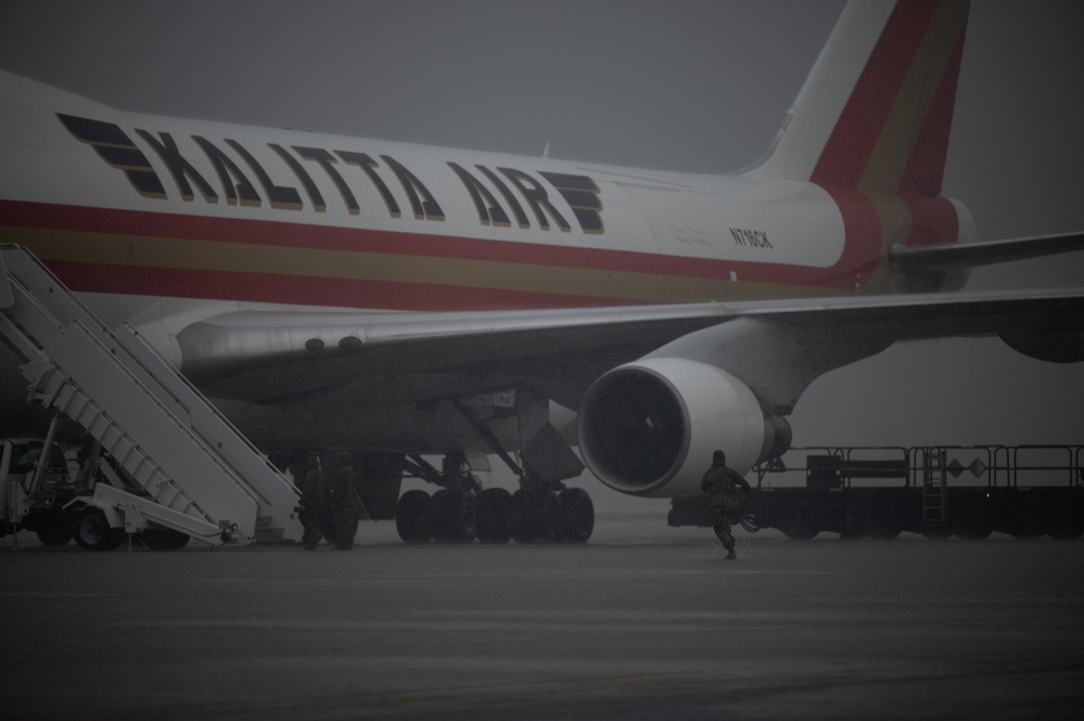 Eielson Airmen arrive at Iwakuni in support of Operation Iron Dagger