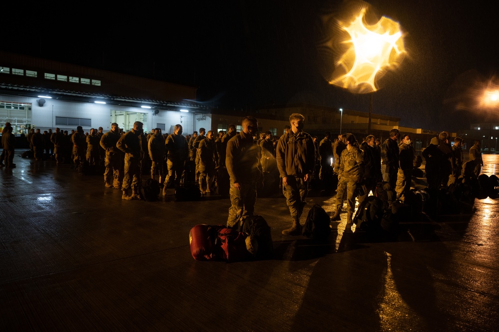 Eielson Airmen arrive at Iwakuni in support of Operation Iron Dagger