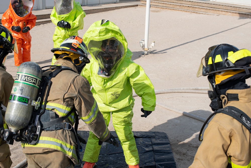 ASAB Practices HazMat Operations