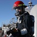 USS Mobile Bay Firefighting Drill