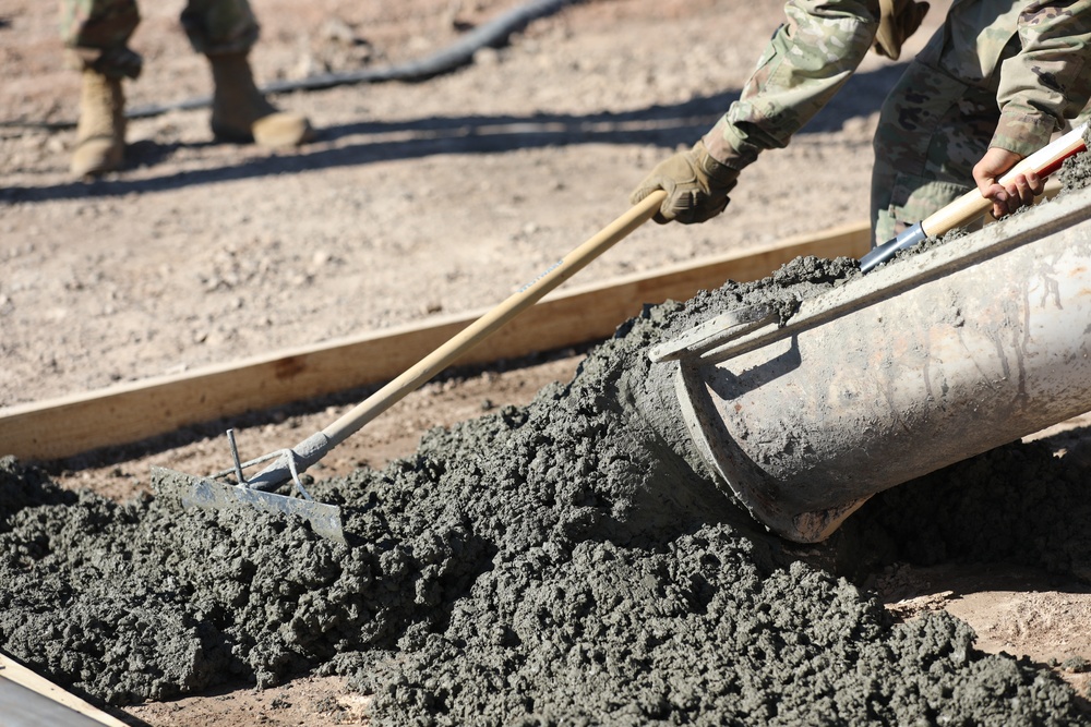 Task Force Holloman Improves Recreational Facilities for Afghan Evacuees