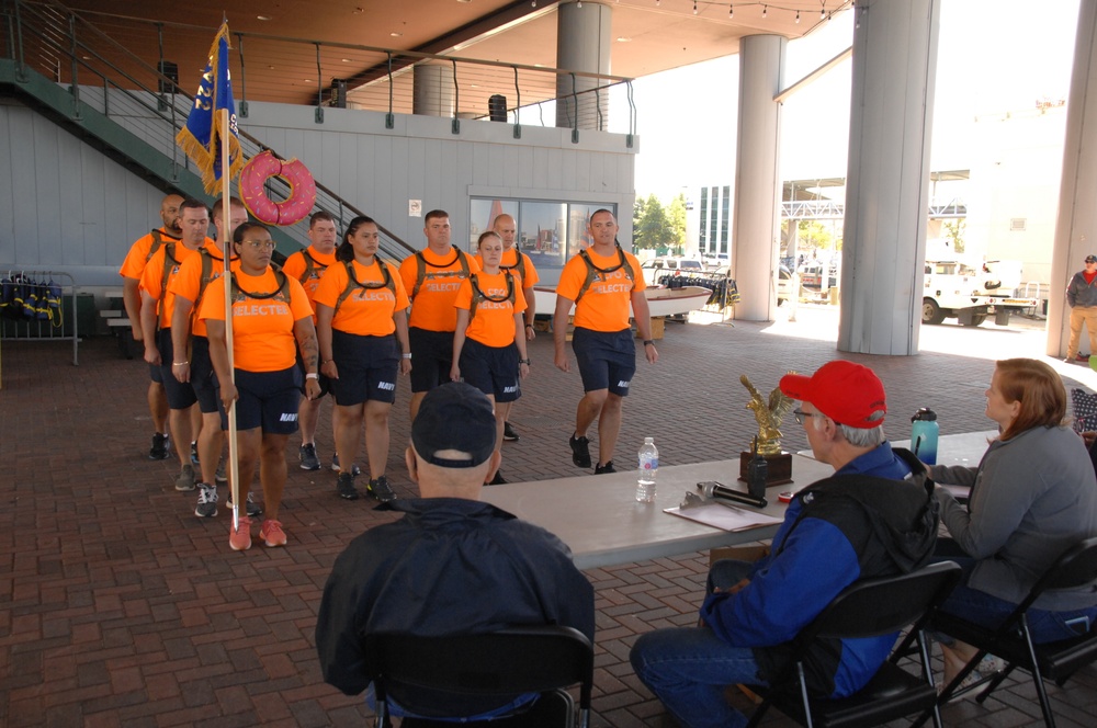 Cadence and Guidon Competition during 20th Annual CPO Heritage Days Event at Naval Museum