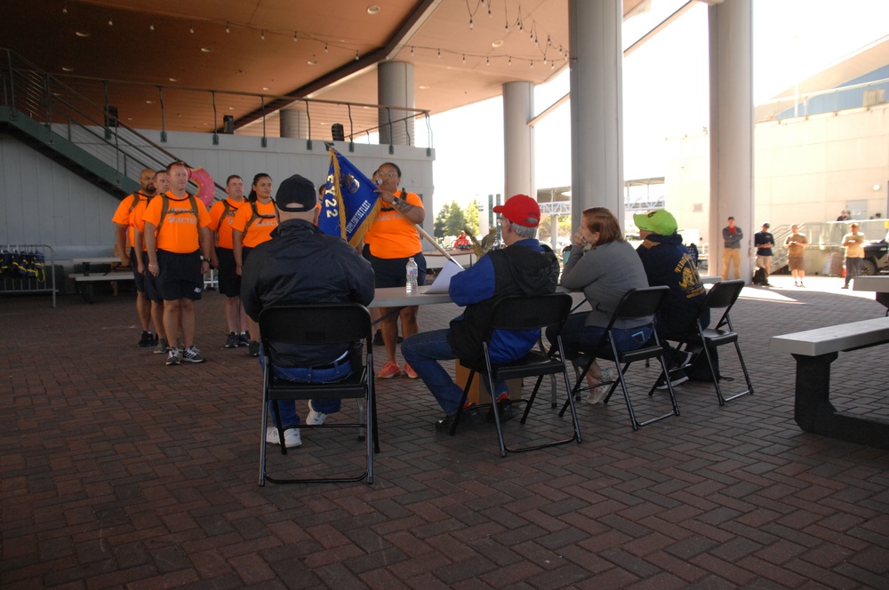 Cadence and Guidon Competition during 20th Annual CPO Heritage Days Event at Naval Museum