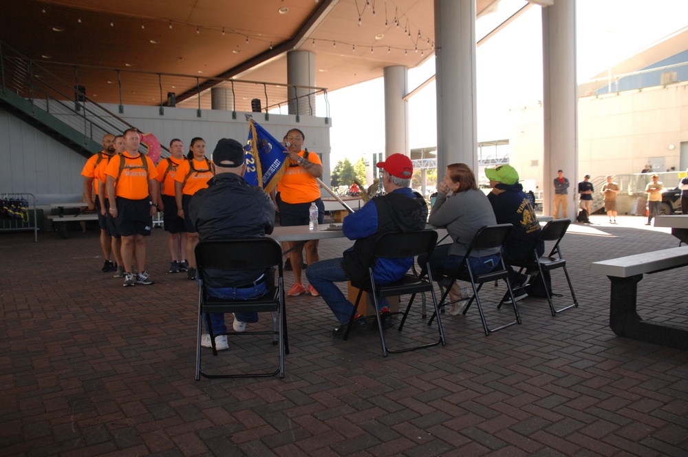 Cadence and Guidon Competition during 20th Annual CPO Heritage Days Event at Naval Museum