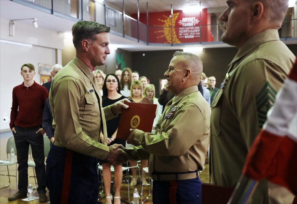 Lt. Col. Taylor Young Retirement Ceremony