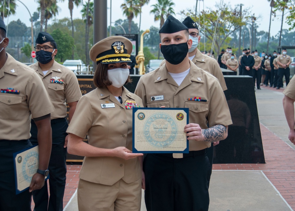 NMRTC San Diego Shipmate of the Month Award October 2021