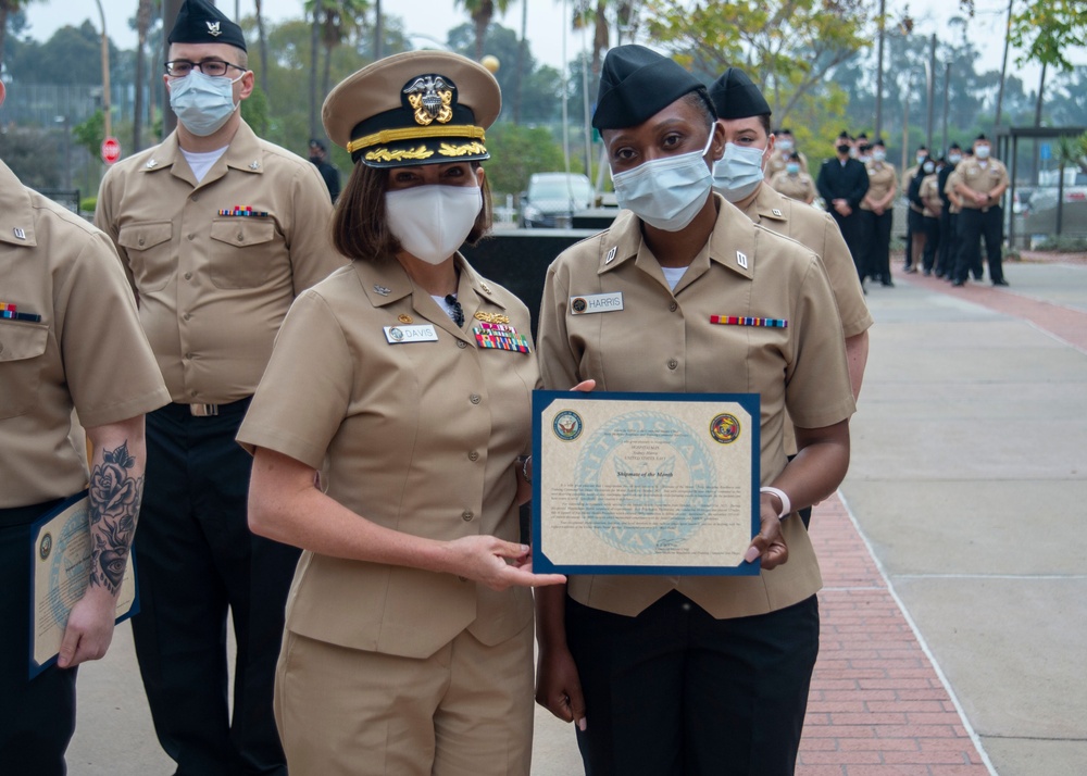 NMRTC San Diego Shipmate of the Month Award October 2021