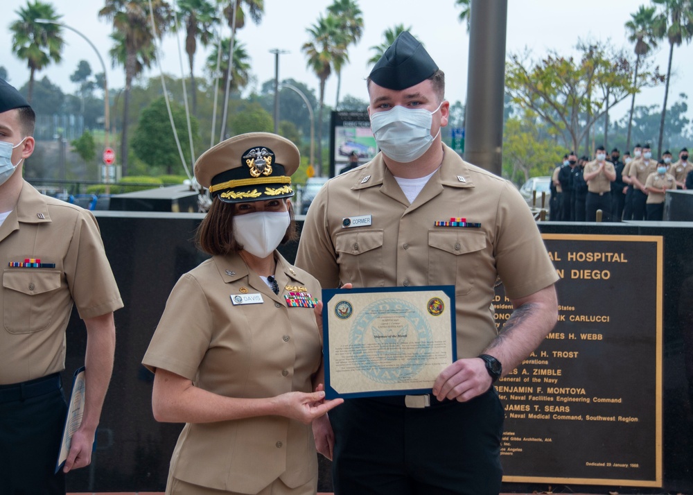 NMRTC San Diego Shipmate of the Month Award October 2021