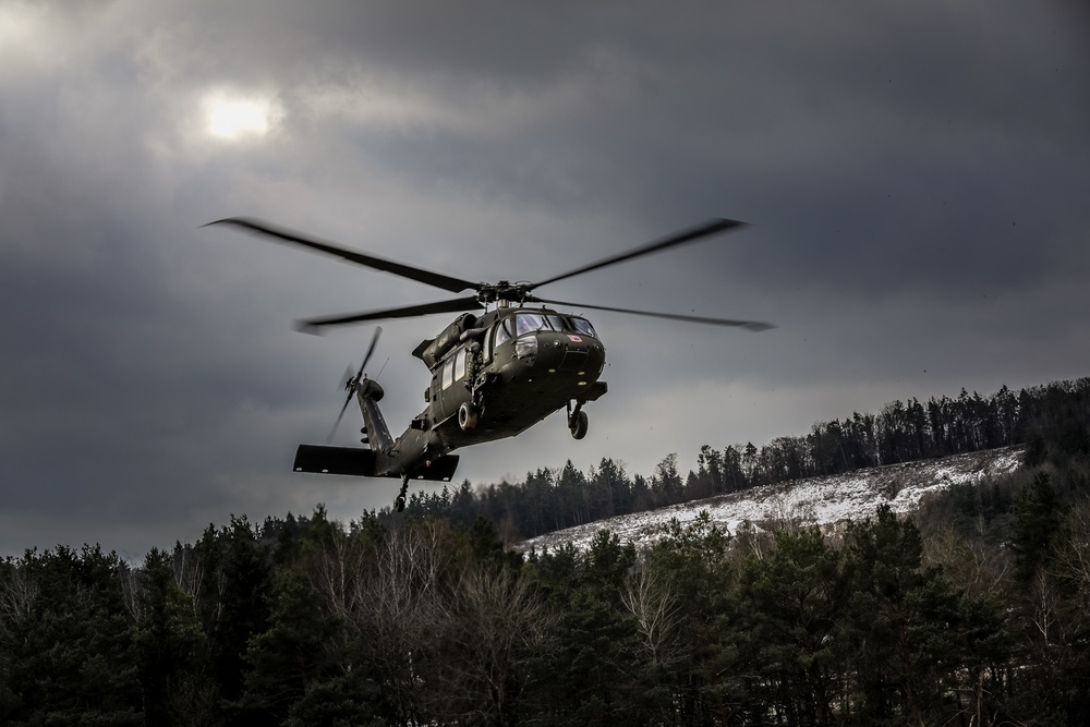 1-214th General Support Aviation Battalion in Hohenfels Training Area