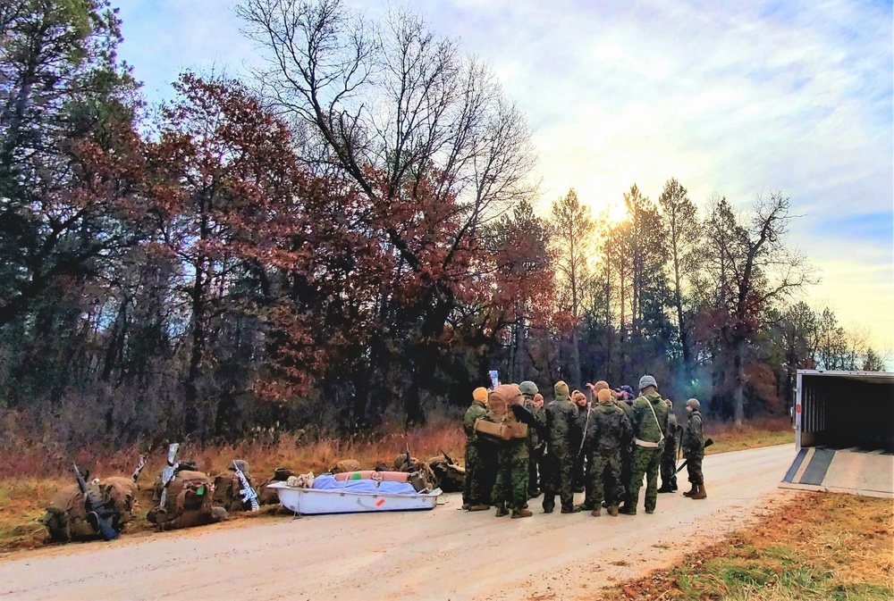 6th Marine Regiment Marines participate in CWOC at Fort McCoy