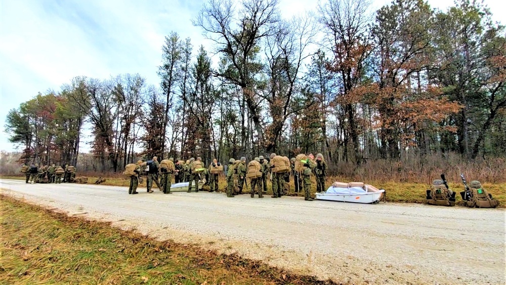 6th Marine Regiment Marines participate in CWOC at Fort McCoy