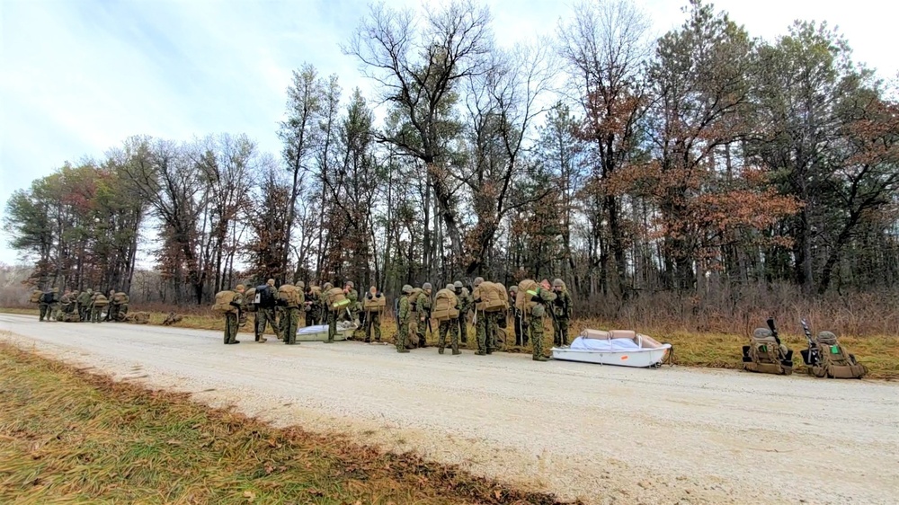 6th Marine Regiment Marines participate in CWOC at Fort McCoy