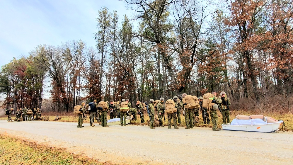 6th Marine Regiment Marines participate in CWOC at Fort McCoy