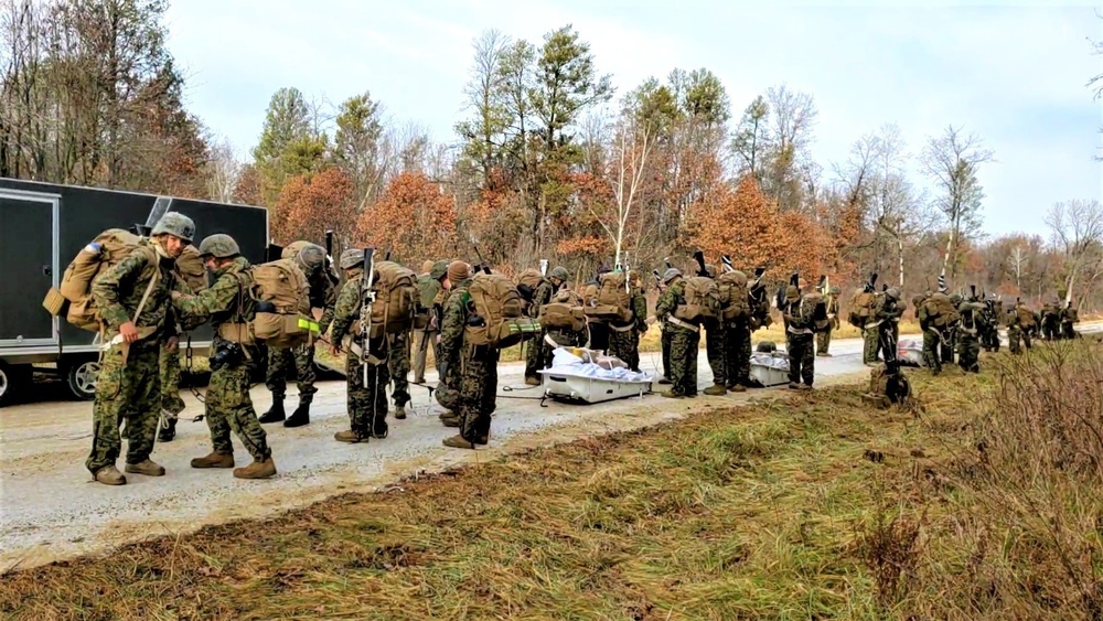 6th Marine Regiment Marines participate in CWOC at Fort McCoy