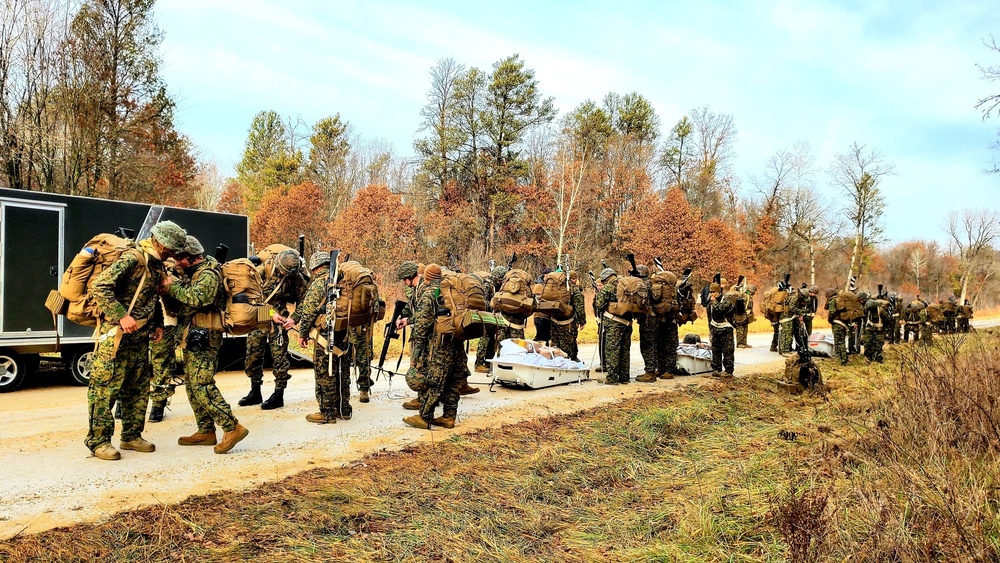 6th Marine Regiment Marines participate in CWOC at Fort McCoy