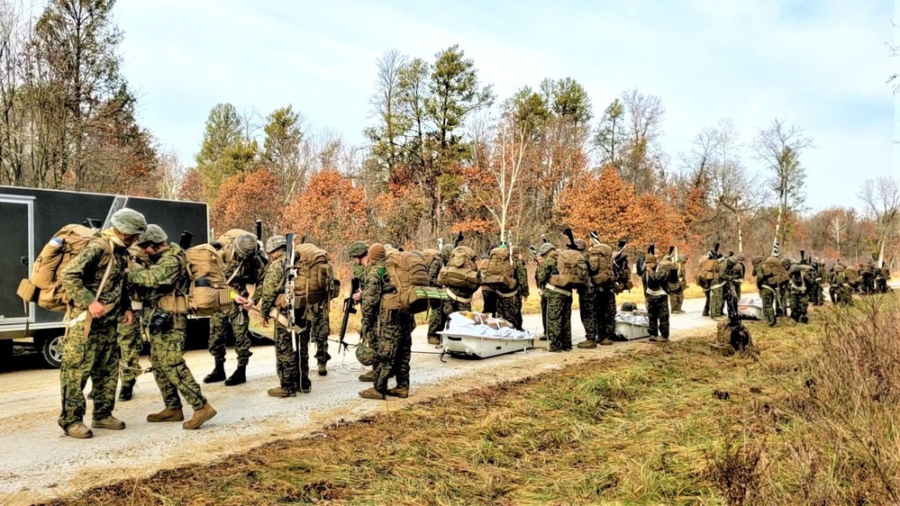 6th Marine Regiment Marines participate in CWOC at Fort McCoy