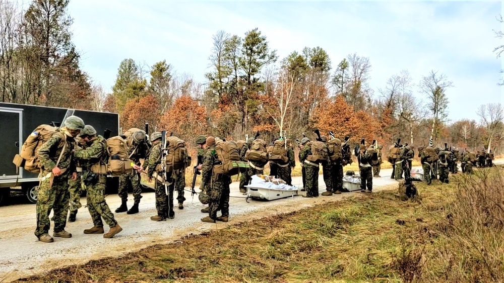 6th Marine Regiment Marines participate in CWOC at Fort McCoy