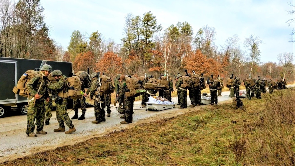 6th Marine Regiment Marines participate in CWOC at Fort McCoy