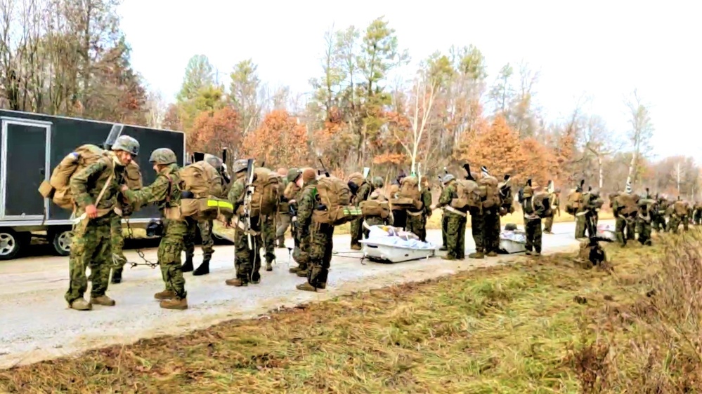 6th Marine Regiment Marines participate in CWOC at Fort McCoy