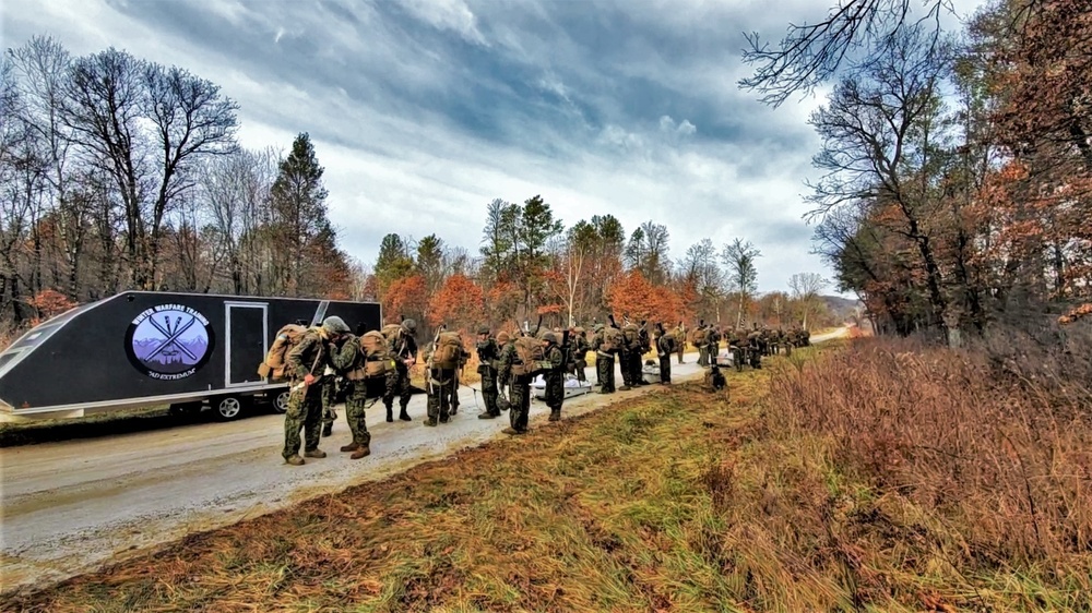 6th Marine Regiment Marines participate in CWOC at Fort McCoy