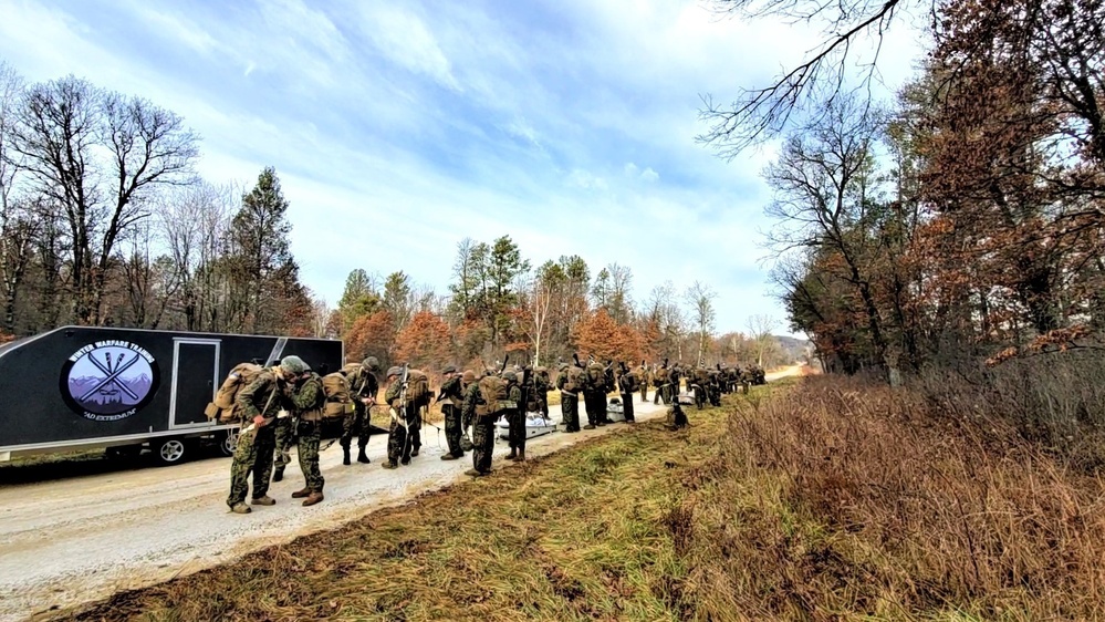 6th Marine Regiment Marines participate in CWOC at Fort McCoy