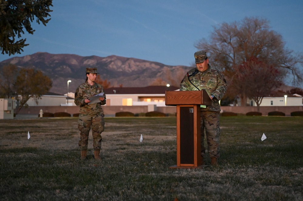 KAFB Chapel Hosts Tree and Menorah Lighting Ceremony