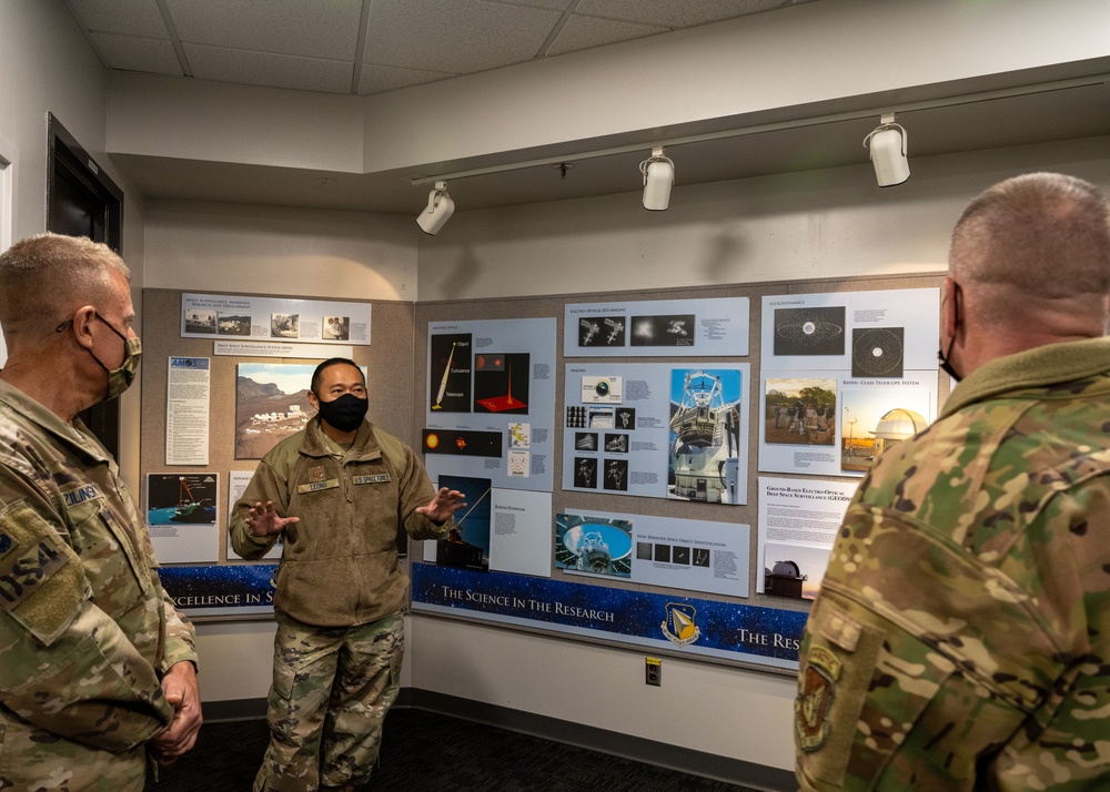 PACAF Leaders visit Air Force Maui Optical, Supercomputing site