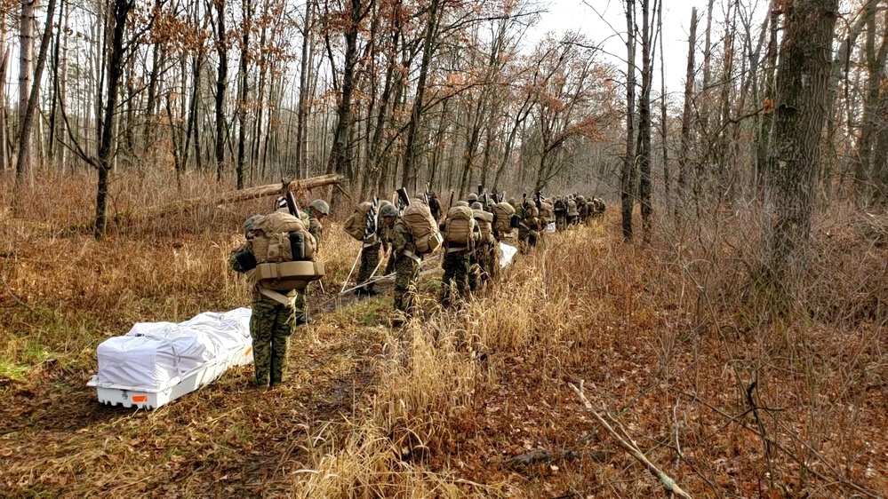 6th Marine Regiment Marines participate in CWOC at Fort McCoy