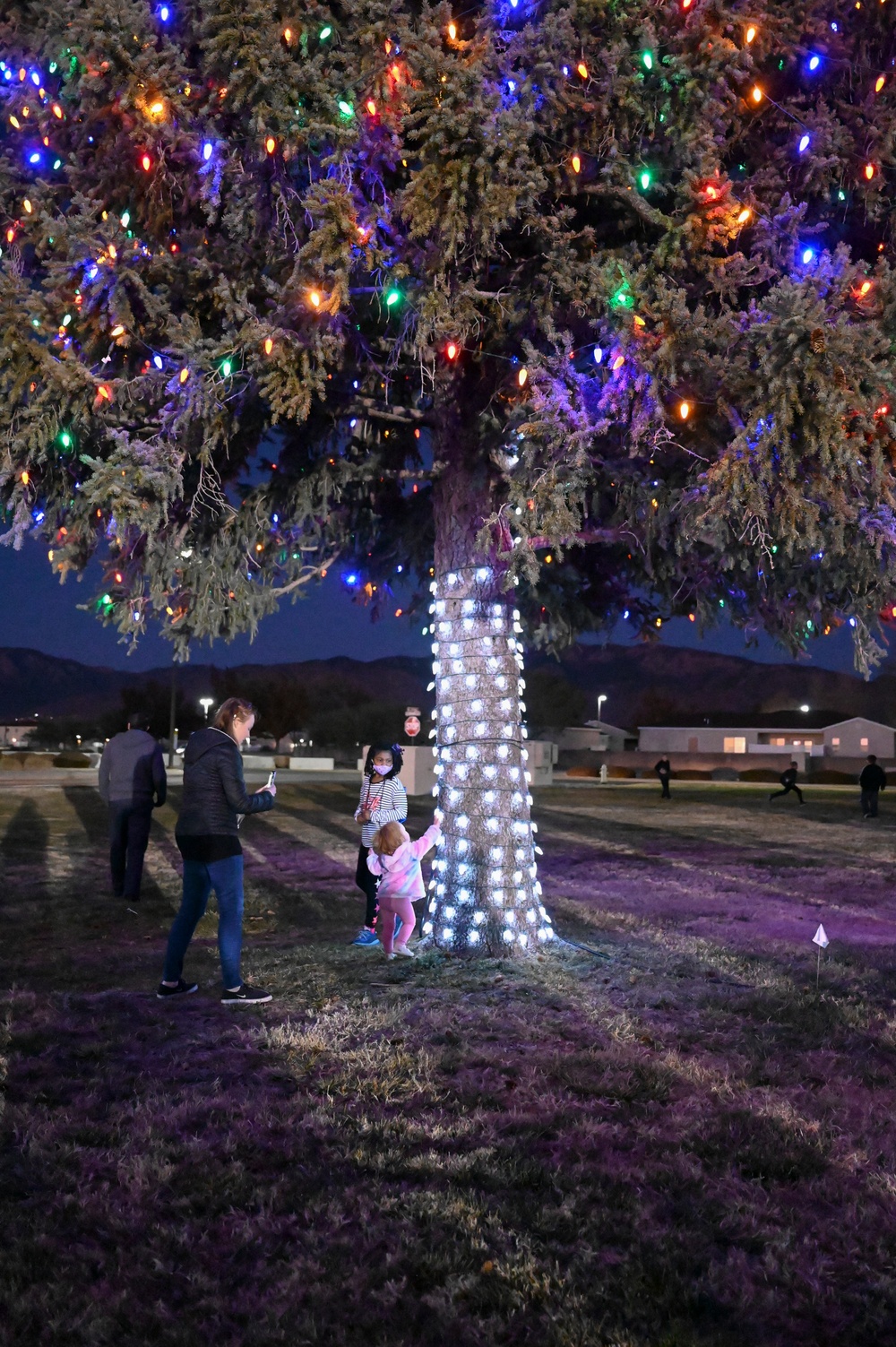 KAFB Chapel Hosts Tree and Menorah Lighting Ceremony