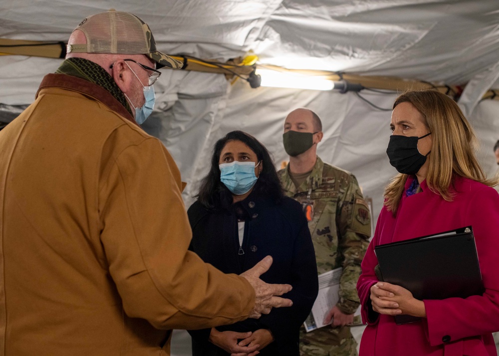 Congresswoman Mikie Sherrill visits Task Force Liberty