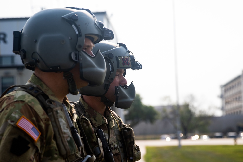 Nebraska National Guard Assists with Banner County Wildfire Fight