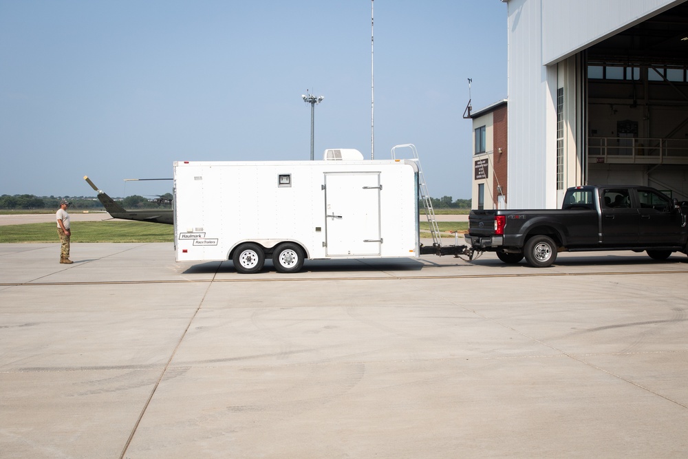 Nebraska National Guard Assists with Banner County Wildfire Fight