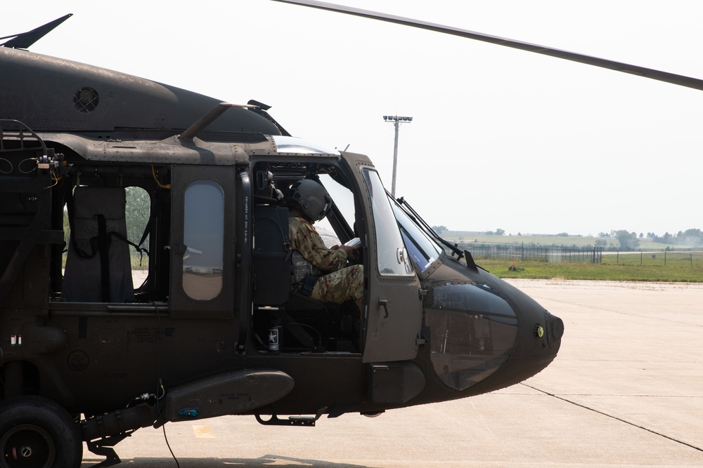 Nebraska National Guard Assists with Banner County Wildfire Fight
