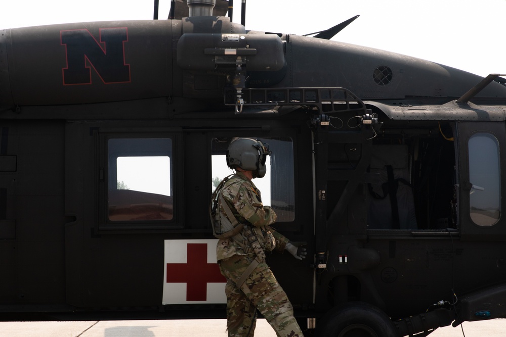 Nebraska National Guard Assists with Banner County Wildfire Fight