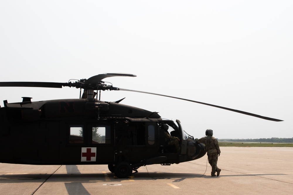 Nebraska National Guard Assists with Banner County Wildfire Fight