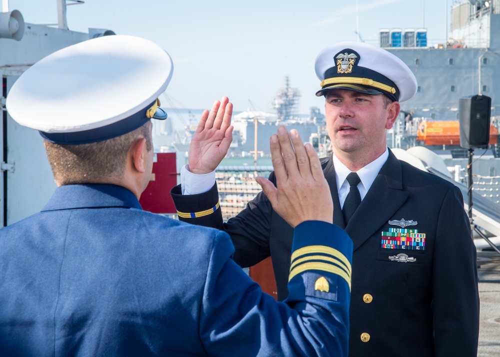 CWO Tyler Smith Commissioning Ceremony