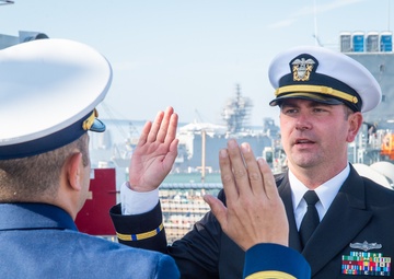 CWO Tyler Smith Commissioning Ceremony