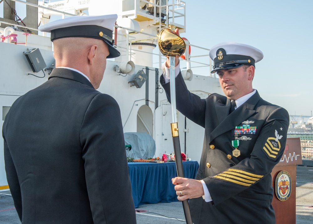 CWO Tyler Smith Commissioning Ceremony