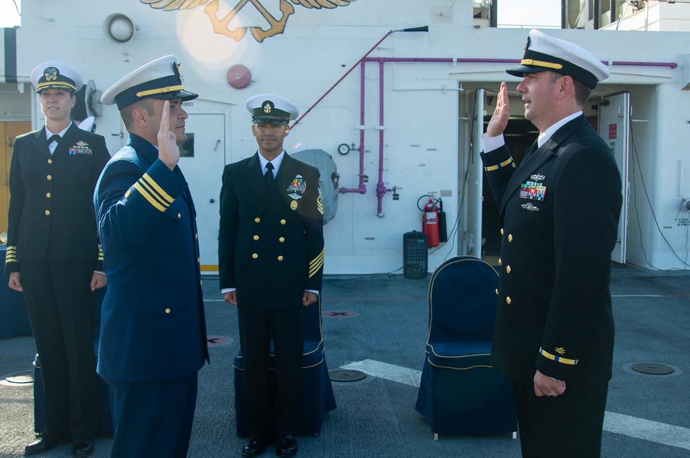 CWO Tyler Smith's Commissioning Ceremony