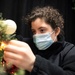 Nimitz Sailor Decorates Christmas Tree