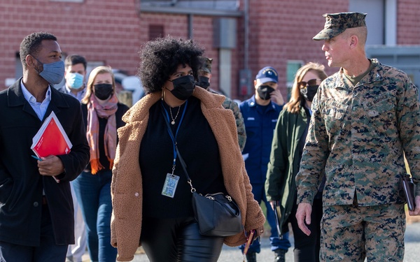 Professional Staffers visit TF Quantico