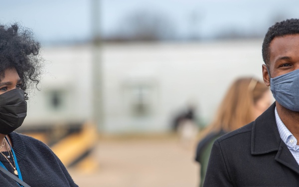 Professional Staffers visit TF Quantico